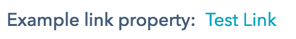 example link property