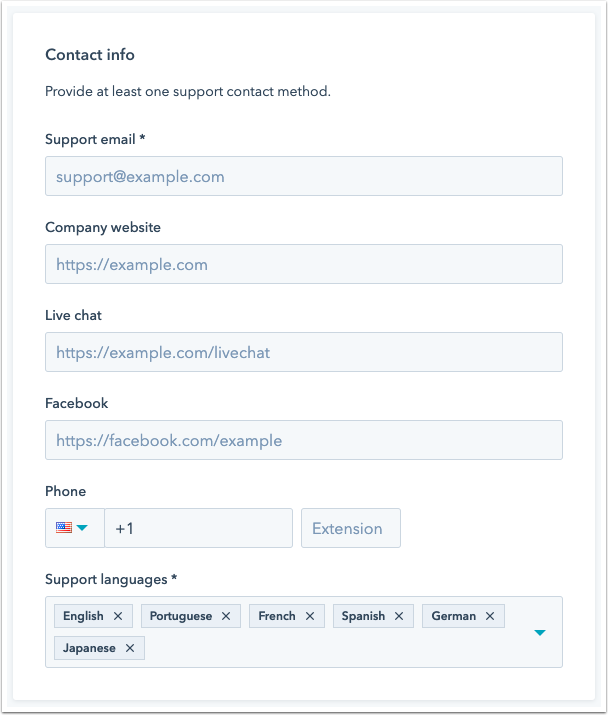 app-listing-support-contact-info